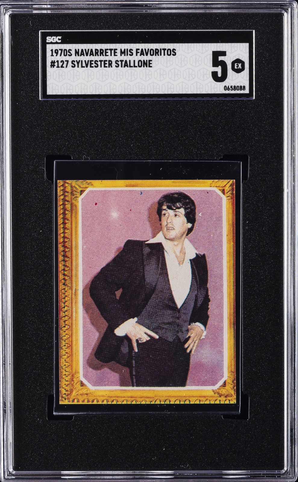 1978 MIS FAVORITOS #127 SYLVESTER STALLONE SGC 5 1978 MIS FAVORITOS #127 SYLVESTER STALLONE SGC 5