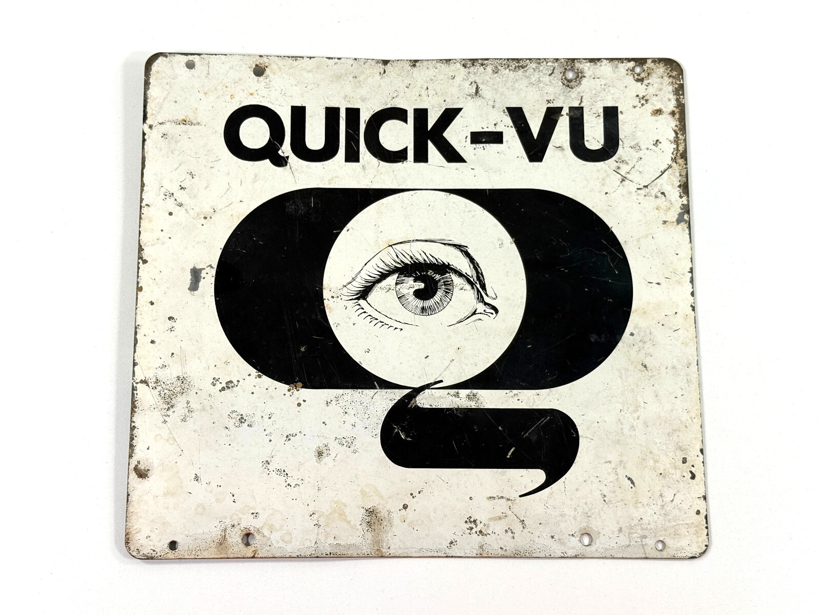 RARE vtg 70s Quick-Vu Eye Eyeball medical doctor optometrist Advertising Sign RARE vtg 70s Quick-Vu Eye Eyeball medical doctor optometrist Advertising Sign