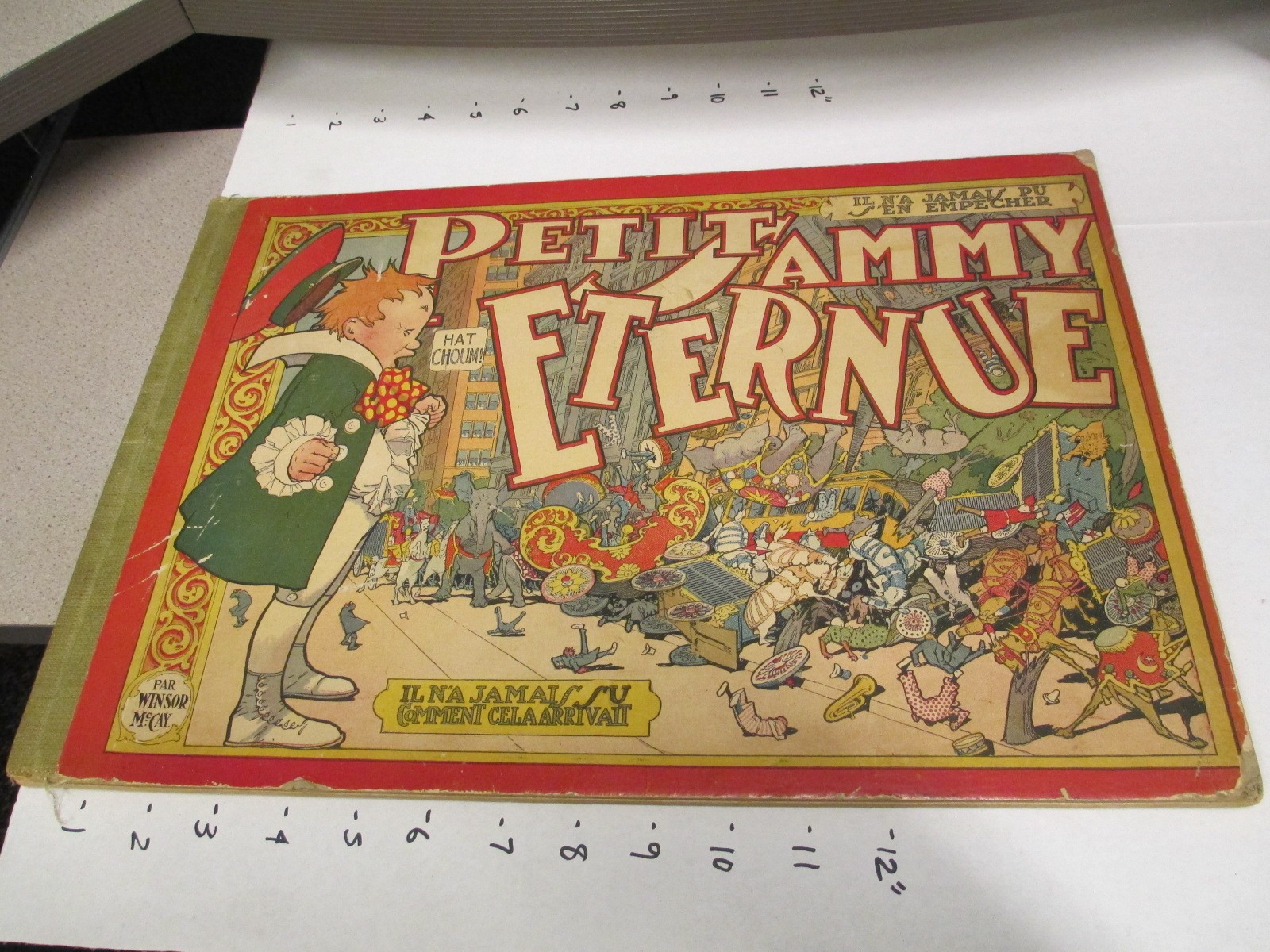 Winsor McCay Little Nemo Sammy Sneeze 1906 comic strip book FRENCH ed Hachette 1