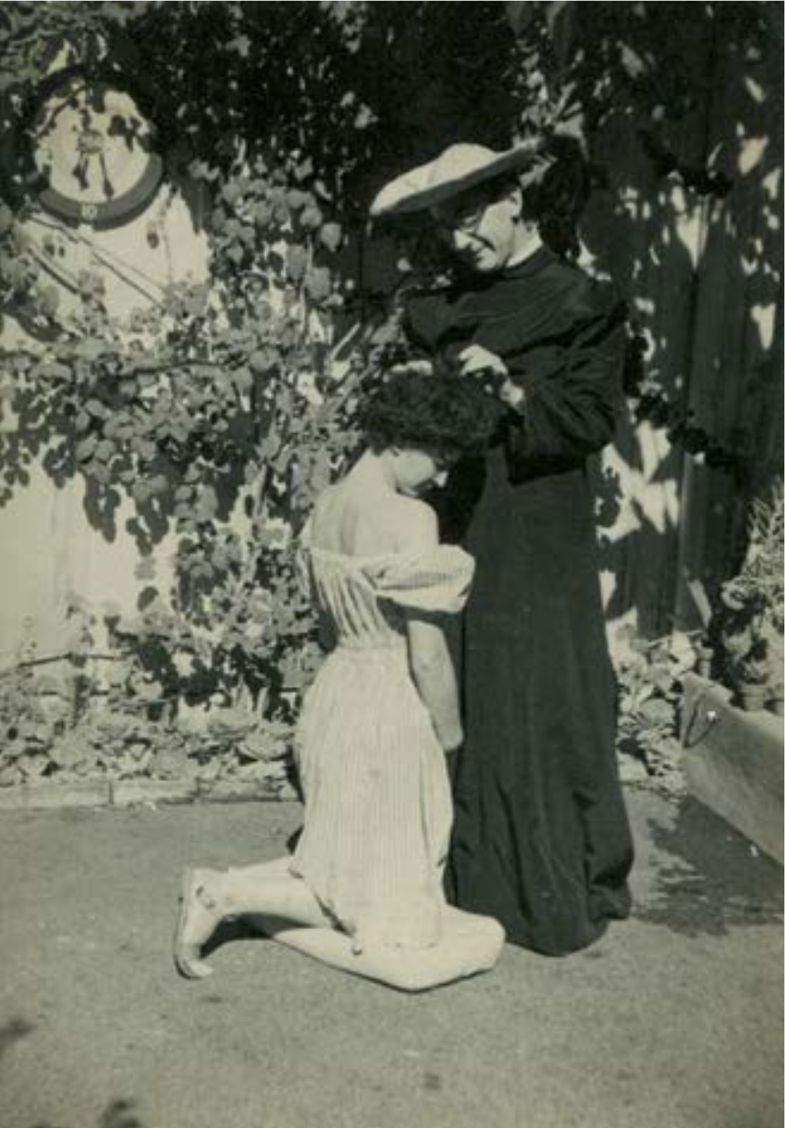 Man Ray by himself, disguised as a priest. Vintage gelatin silver print Man Ray by himself, disguised as a priest. Vintage gelatin silver print