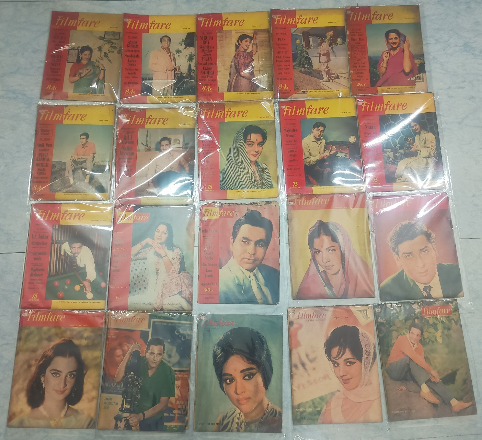 Filmfare Magazine English Film Bollywood Rare Vintage 50S 60S 70S