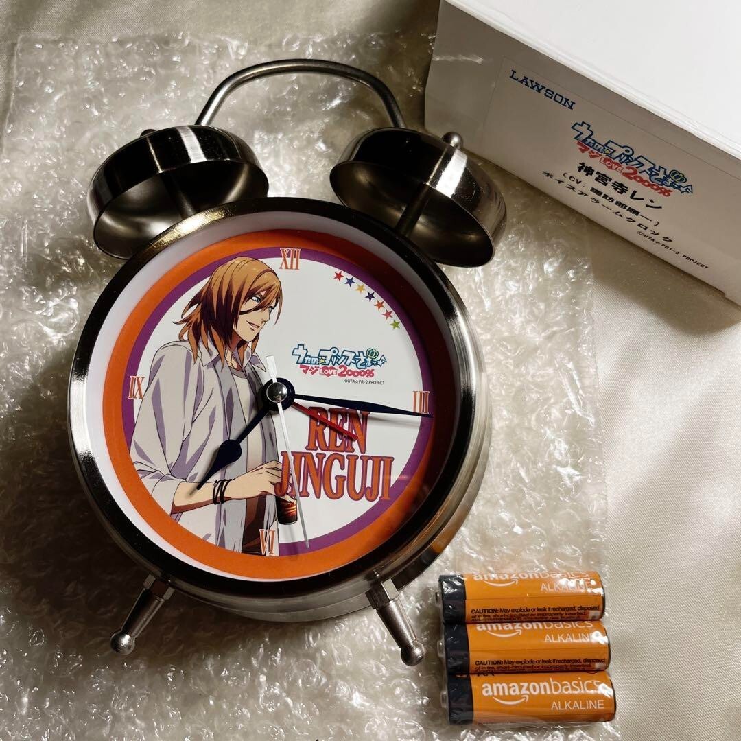 Uta no Prince sama Ren Jinguji Alarm Clock Limited 10 units Suwabe Junichi Voice Uta no Prince sama Ren Jinguji Alarm Clock Limited 10 units Suwabe Junichi Voice