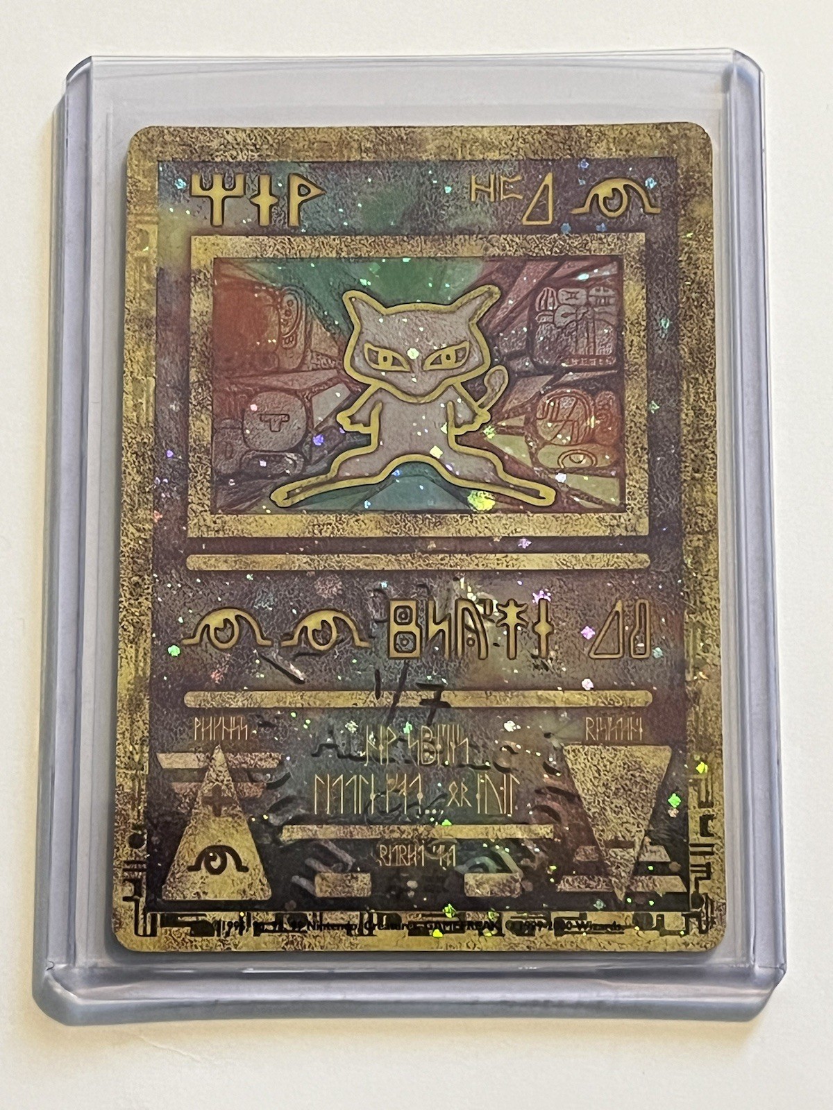 Ancient Mew Pokemon Card Year 2000 Signed Emo HOLO MINT edition 1/7 Ancient Mew Pokemon Card Year 2000 Signed Emo HOLO MINT edition 1/7