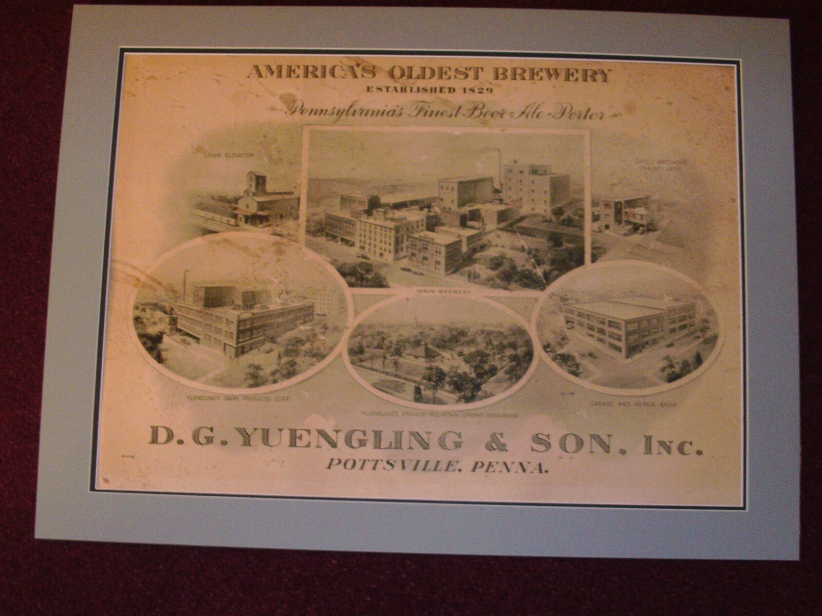 Yuengling BEER POSTER 100 years old Yuengling BEER POSTER 100 years old