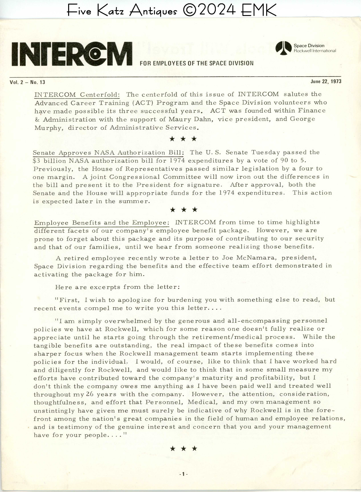 NASA - Rockwell International 