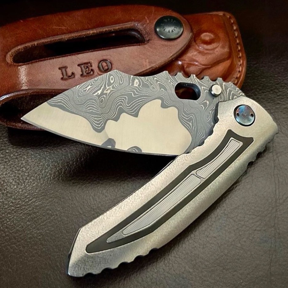Dalibor Bergam Knives LEO San Mai/Zirconium/Timascus Dalibor Bergam Knives LEO San Mai/Zirconium/Timascus