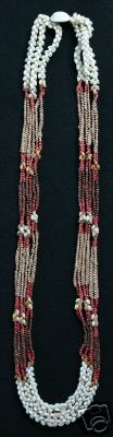 GENUINE 100% HAWAIIAN NIIHAU SHELL 3-STRAND 42 INCH LEI GENUINE 100% HAWAIIAN NIIHAU SHELL 3-STRAND 42 INCH LEI