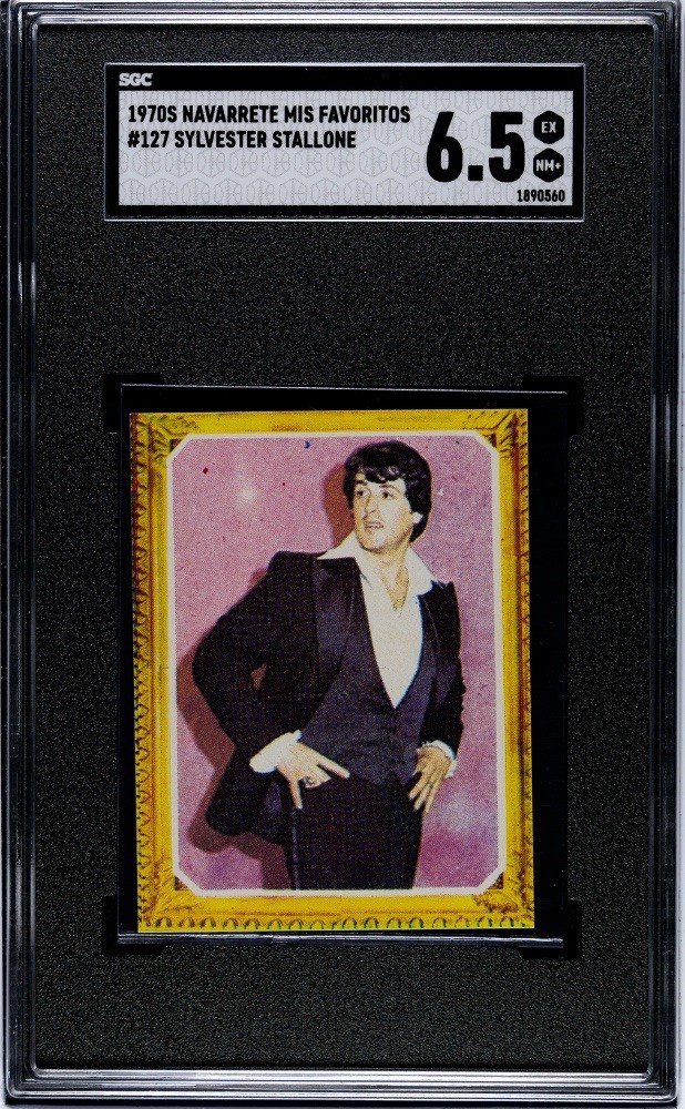 1978 1970s MIS FAVORITOS #127 SYLVESTER STALLONE SGC 6.5 Rookie RC Rocky Rambo
