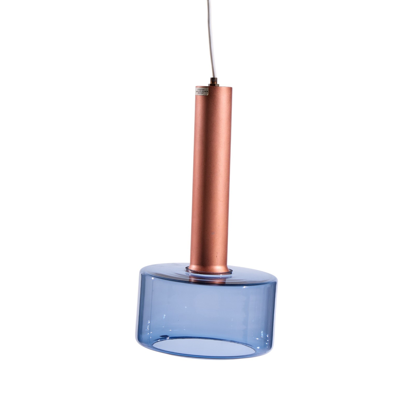 Tapio Wirkkala for Idman Finnish Glass Pendant Light - Blue Tapio Wirkkala for Idman Finnish Glass Pendant Light - Blue