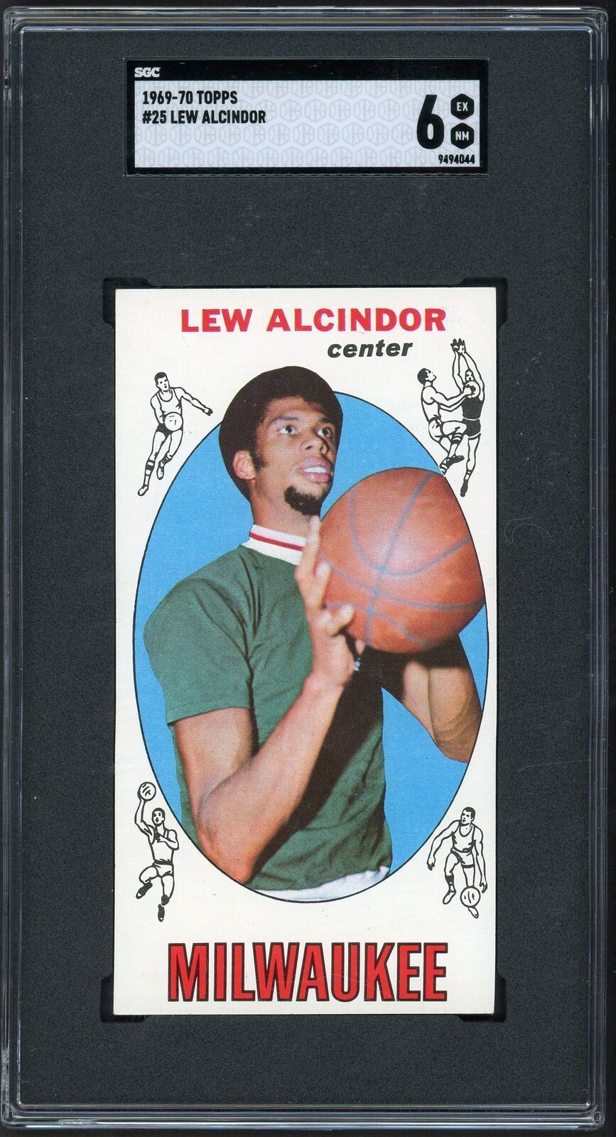 1969-70 TOPPS LEW ALCINDOR SGC 6