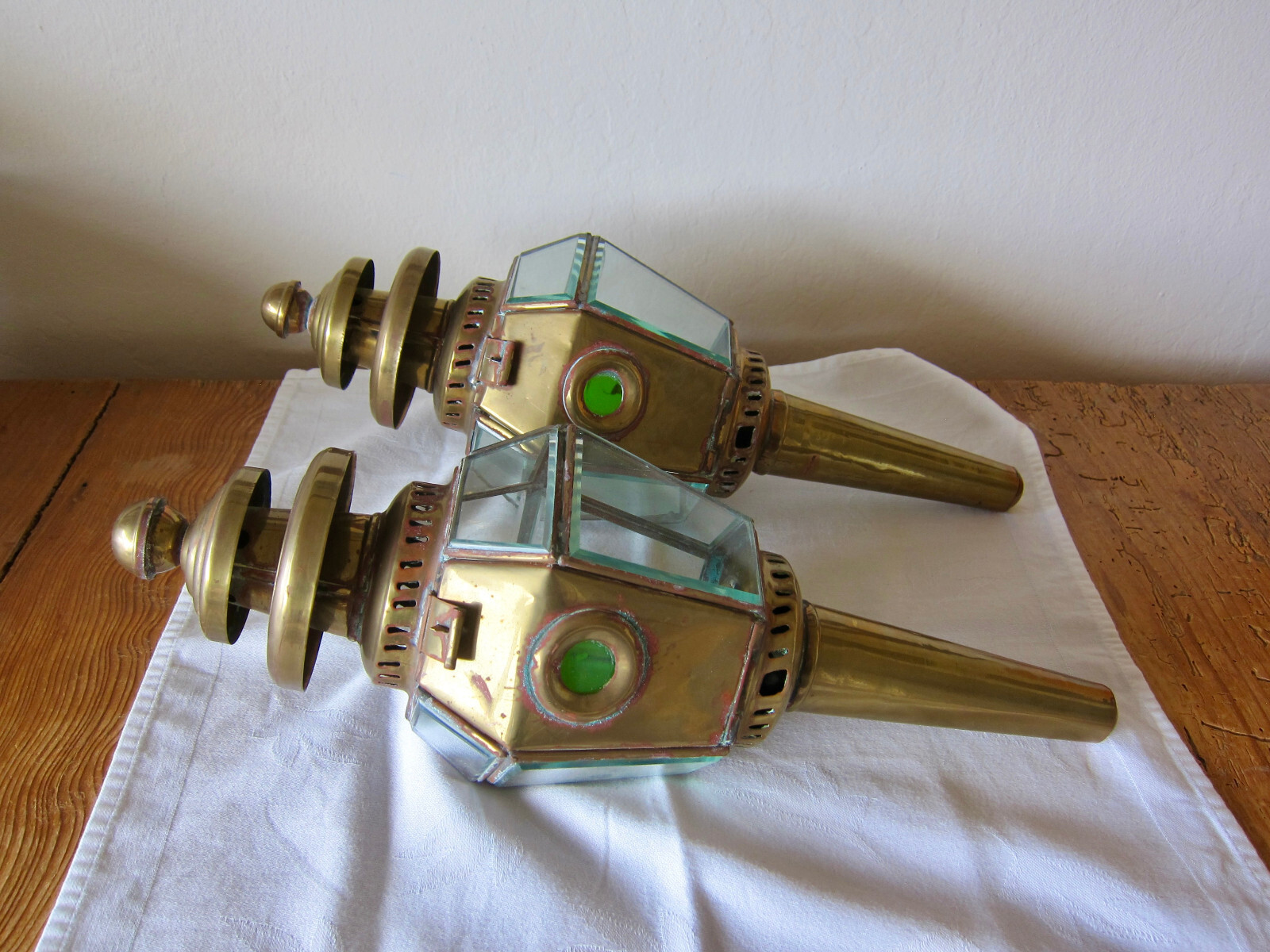 1880s Antique Stagecoach/Carriage/Buggy Oil Lanterns