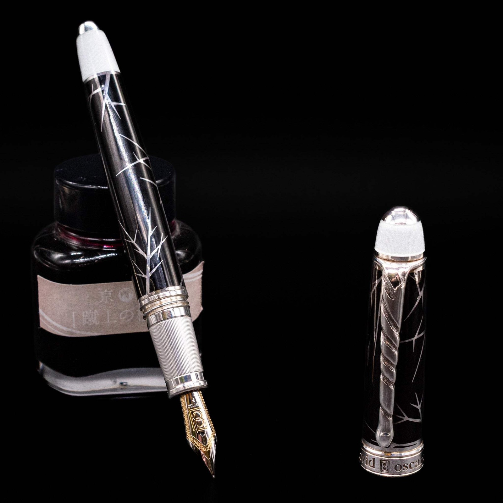 David Oscarson Winter Fountain Pen - Black David Oscarson Winter Fountain Pen - Black