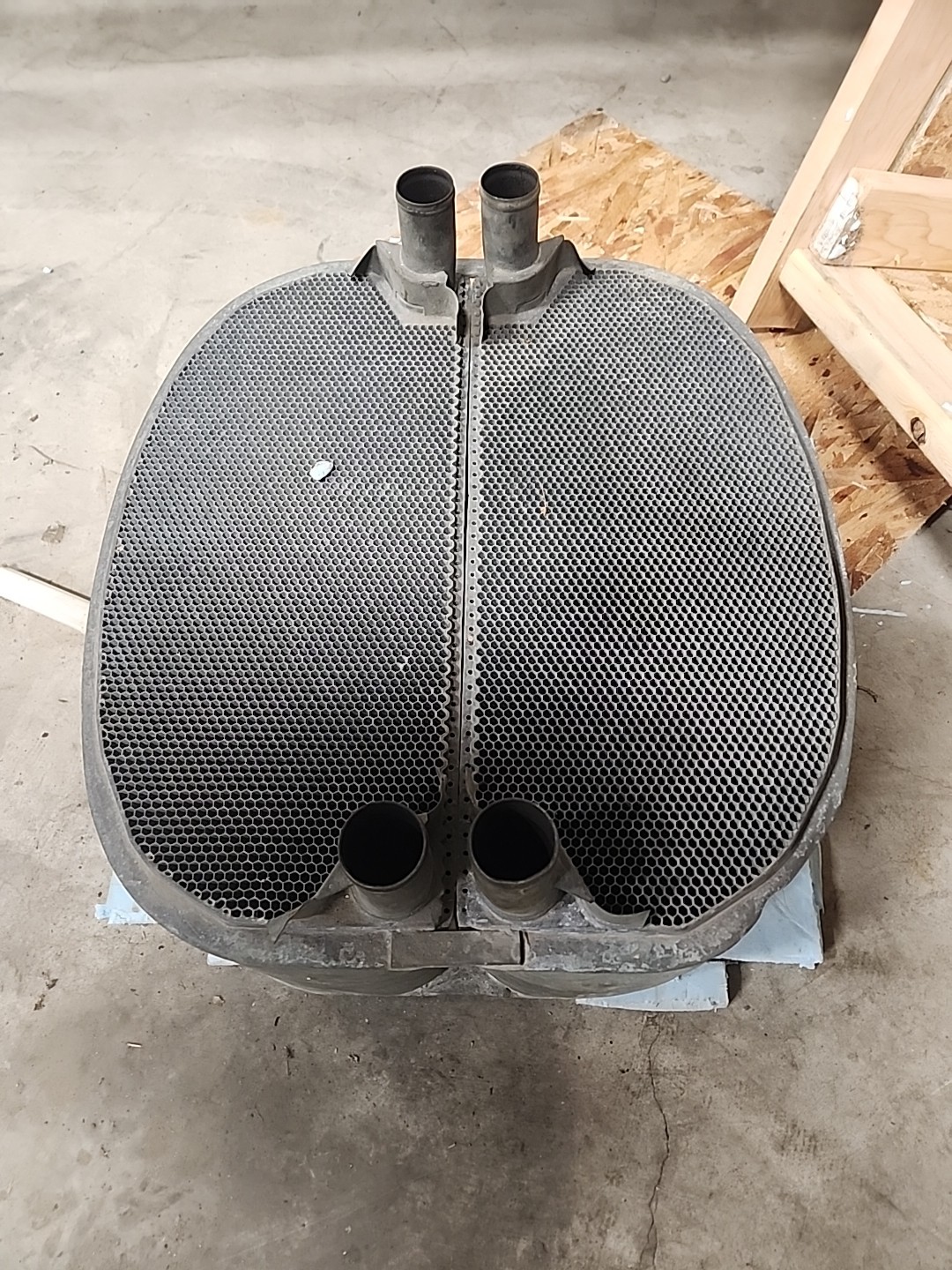 2 Vintage WWII Lockheed P-38 Lightning Oil Cooler Radiator Nos ? Airplane Part 2 Vintage WWII Lockheed P-38 Lightning Oil Cooler Radiator Nos ? Airplane Part