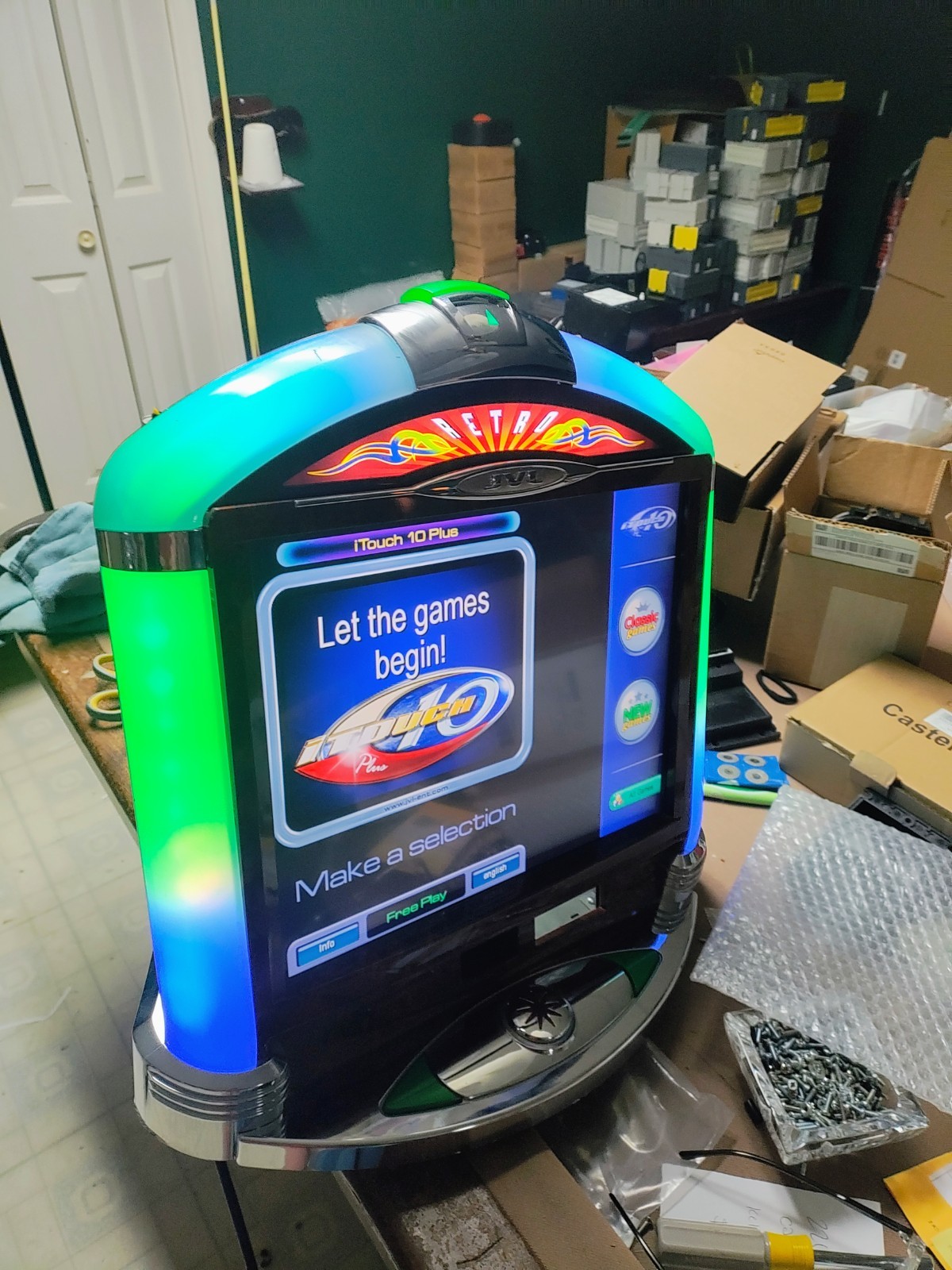 1 Jvl Retro Arcade Touchscreen Game