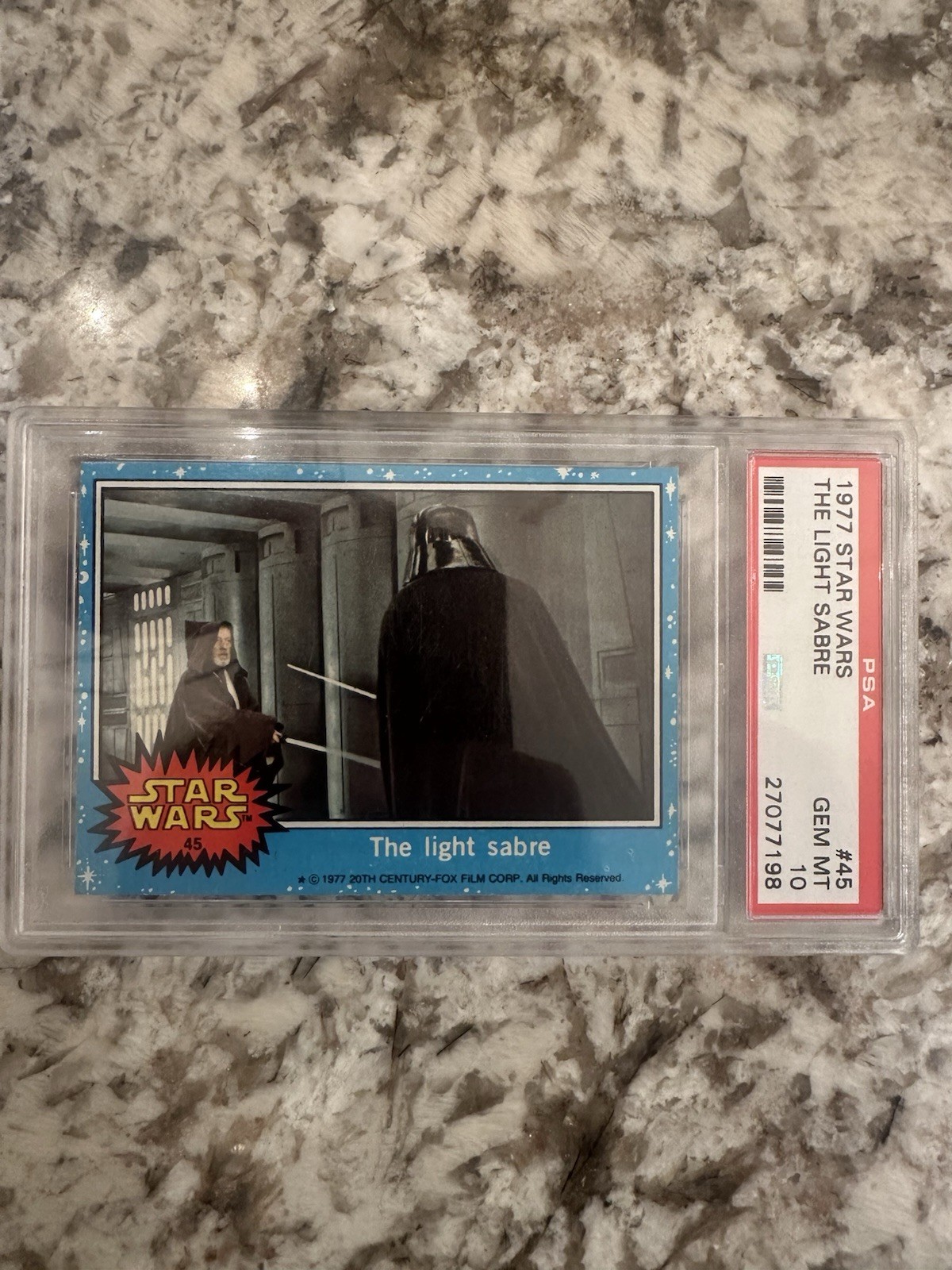 Topps 1977 Star Wars The Light Sabre #45 PSA Graded Non-Sport Trading Card