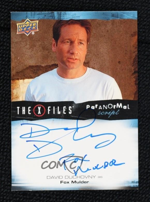 2023 The X-Files Monsters of Week Edition Inscriptions David Duchovny Auto 1h1d 2023 The X-Files Monsters of Week Edition Inscriptions David Duchovny Auto 1h1d
