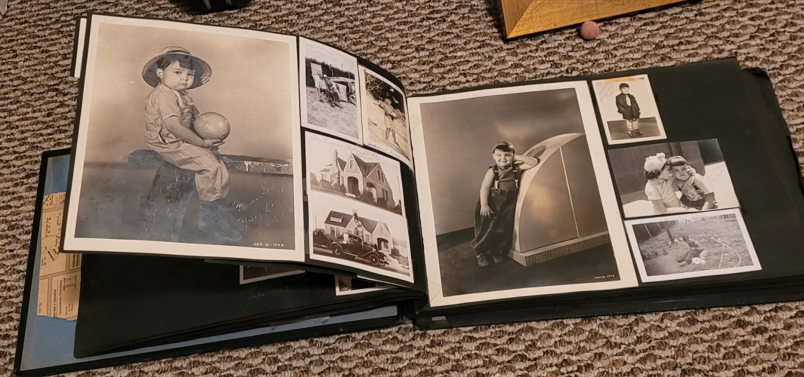OUR GANG Little Rascals child actor  PORKY LEE PERSONAL PHOTO ALBUM  VERY YOUNG