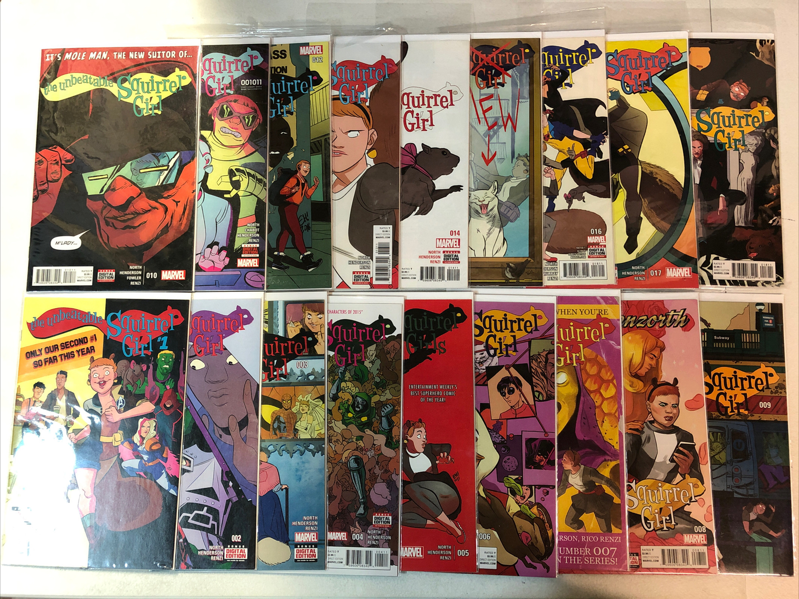 The Unbeatable Squirrel Girl (2015) #1-45 47-50 (VF+/NM) Near Complete Set
