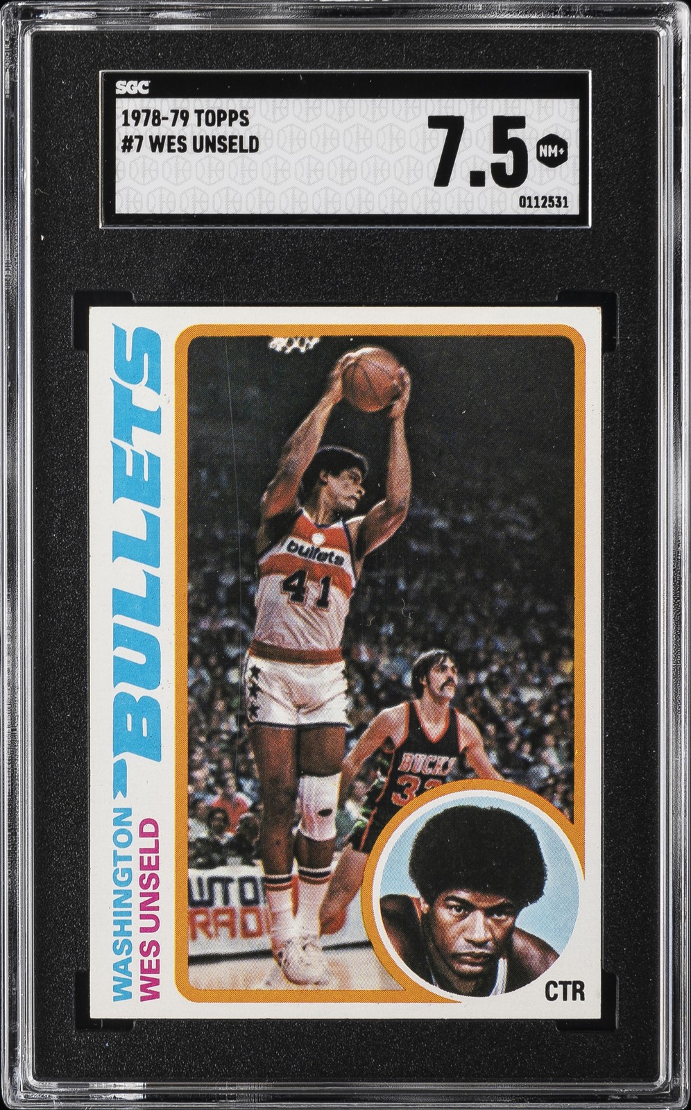 1978-79 TOPPS #7 WES UNSELD SGC 7.5
