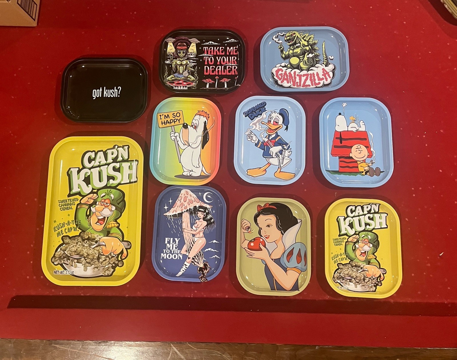 BULK High Quality 5.5x7in Metal Rolling Trays - Over 4,000 Buy All Or Some BULK High Quality 5.5x7in Metal Rolling Trays - Over 4,000 Buy All Or Some