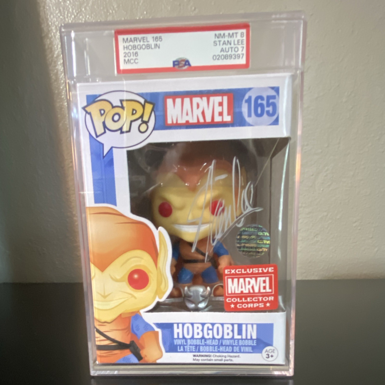 🔥Rare Funko Pop Marvel Hobgoblin #165 Exclusive Autographed Stan Lee PSA🔥 🔥Rare Funko Pop Marvel Hobgoblin #165 Exclusive Autographed Stan Lee PSA🔥