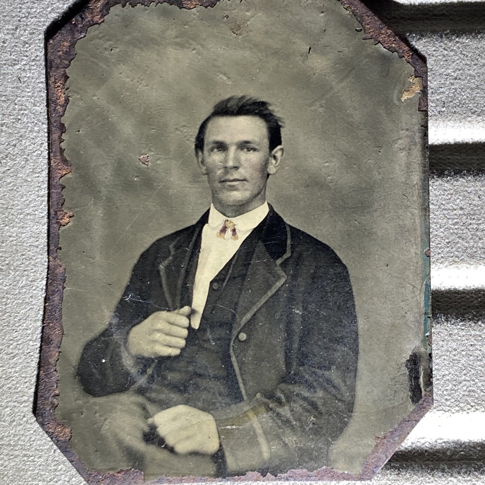 Rare Tintype of Patrick Henry McCarty father of Billy the Kid Rare Tintype of Patrick Henry McCarty father of Billy the Kid