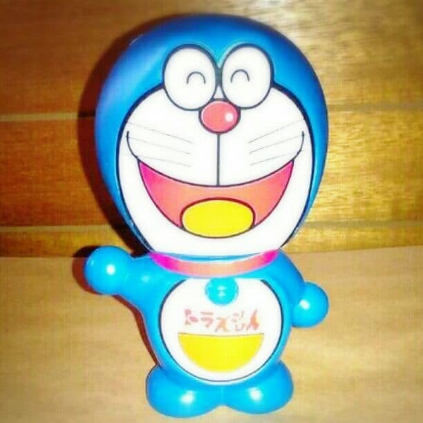 Doraemon 1980 Vintage Shampoo Bottle Coin Bank Rare Japan Retro Unused 6959MT