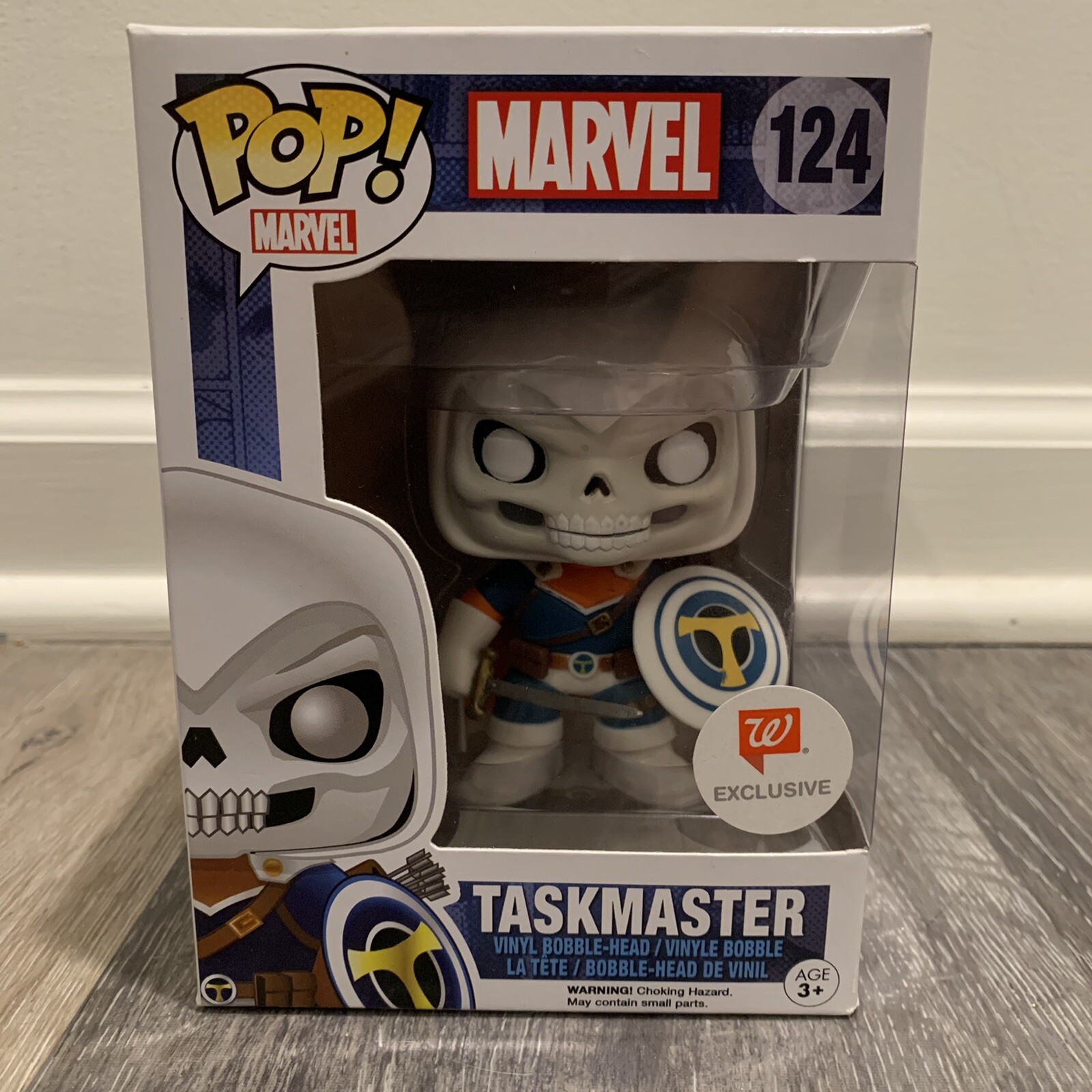 NEW & RARE Funko Pop Marvel TASKMASTER #124 (Walgreens Exclusive) VHTF NEW & RARE Funko Pop Marvel TASKMASTER #124 (Walgreens Exclusive) VHTF
