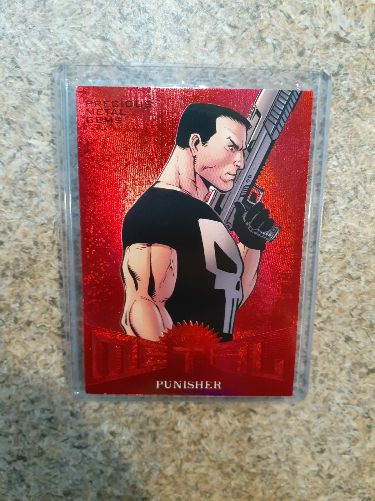 Punisher 2017 Fleer Ultra Spider-Man Precious Metal Gems PMG Red /99 Pack Fresh Punisher 2017 Fleer Ultra Spider-Man Precious Metal Gems PMG Red /99 Pack Fresh