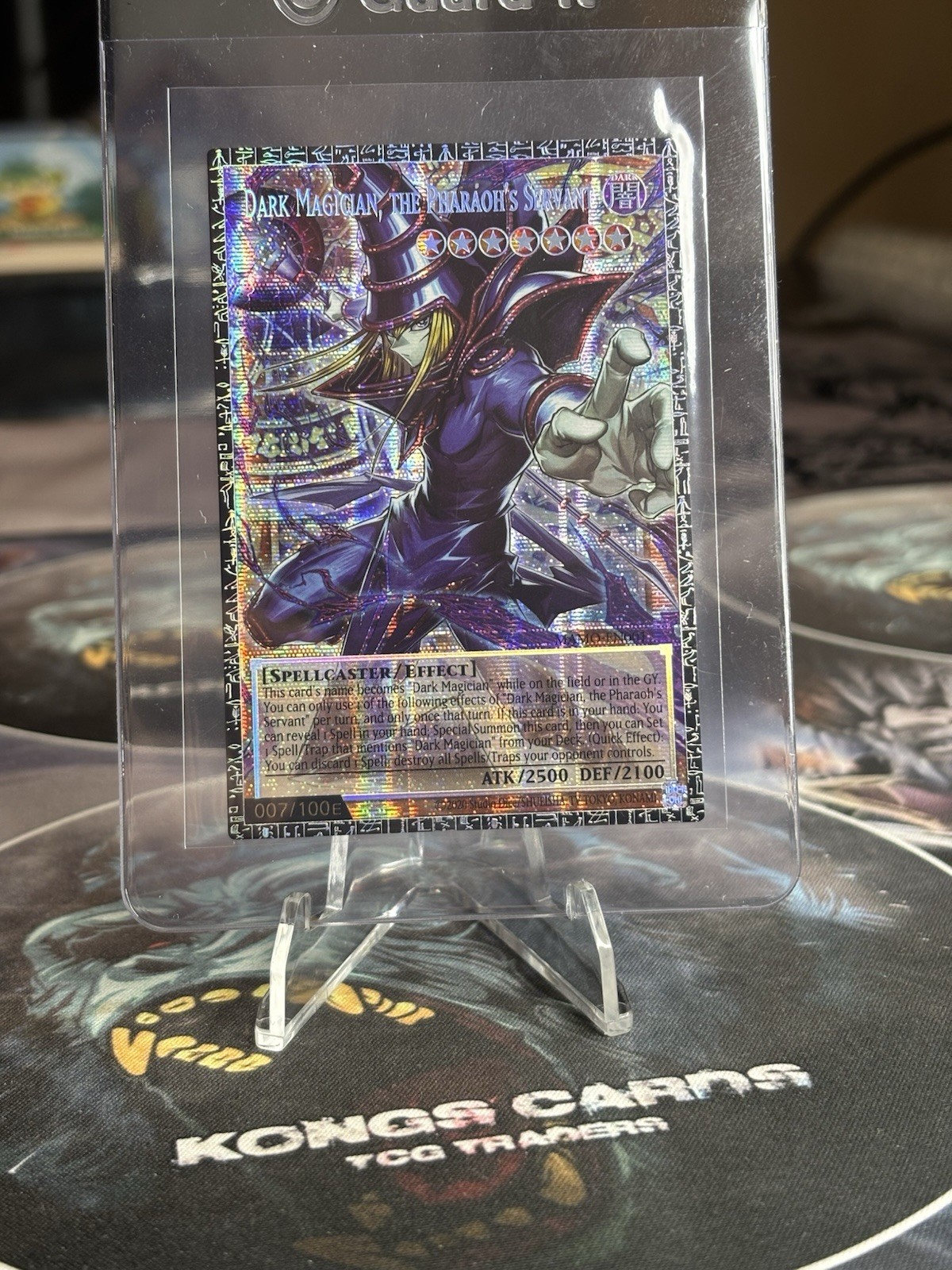 Dark Magician, the Pharaoh's Servant MAMO-EN001 Grandmaster Rare 007/100E YuGiOh