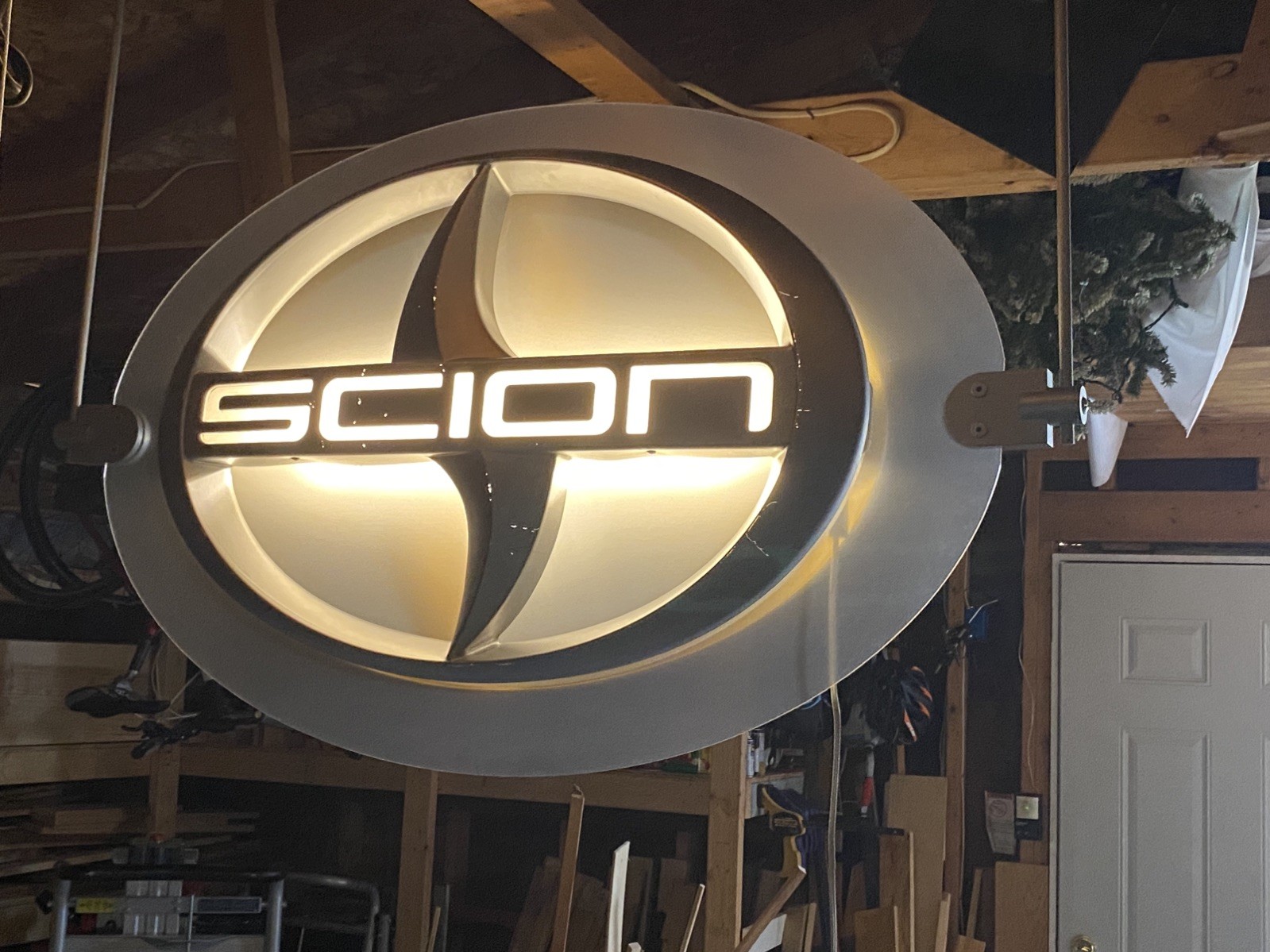 Original Scion Dealership Illuminated Sign Toyota Lexus Lighted Genuine 4 Feet Original Scion Dealership Illuminated Sign Toyota Lexus Lighted Genuine 4 Feet