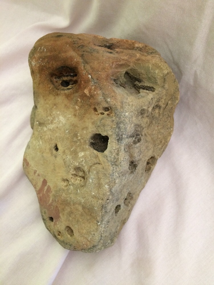 Natural Gods One-Of-A-Kind skull rock head alien Edvard Munch scream