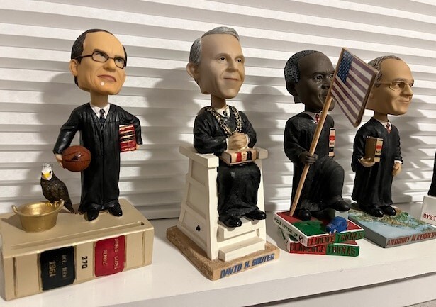 Green Bag Supreme Court Bobbleheads Pre-owned & Authentic (11 total, 8 with box) Green Bag Supreme Court Bobbleheads Pre-owned & Authentic (11 total, 8 with box)