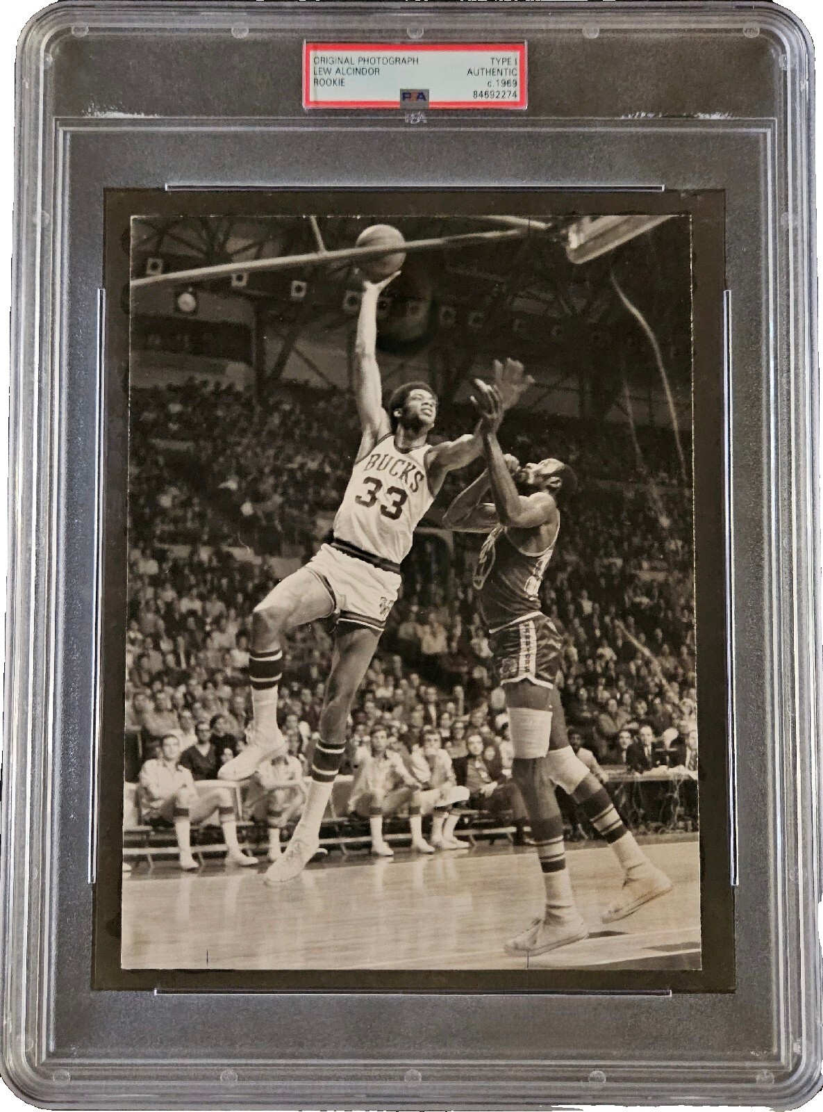 1969 Lew Alcindor rookie TYPE 1 photo 