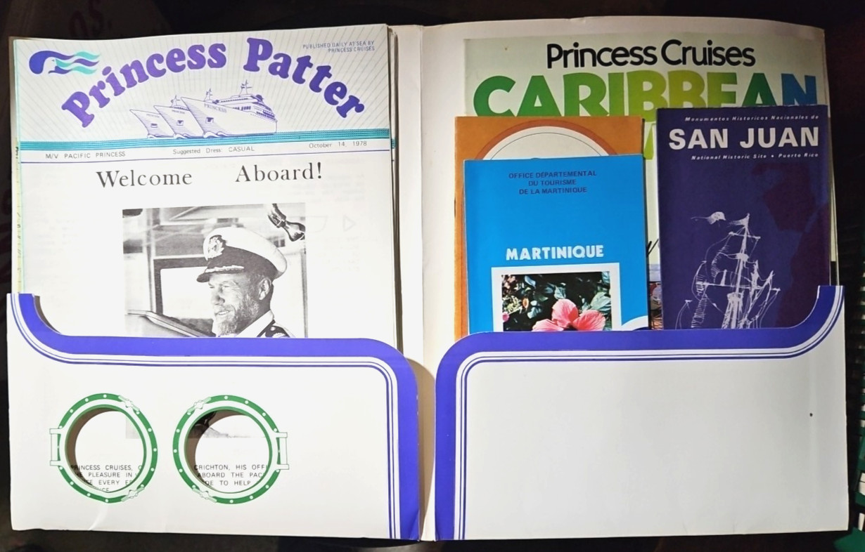 Love Boat, Pacific Princess 14-day Caribbean, Panama Canal Cruise 10/14~28/1978 Love Boat, Pacific Princess 14-day Caribbean, Panama Canal Cruise 10/14~28/1978