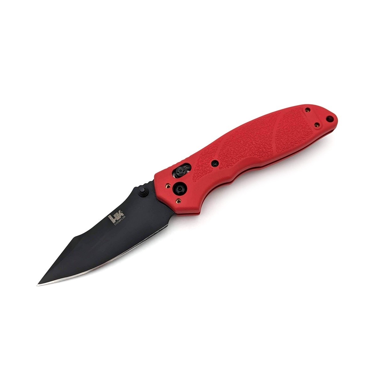 HOGUE NIB HK EXEMPLAR 54359 RED scales Folding Knife Discontinued OOP -- RARE
