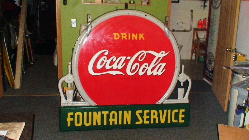 Coca Cola porcelain sign,RARE,1930's excellent condition see my other neon signs Coca Cola porcelain sign,RARE,1930's excellent condition see my other neon signs