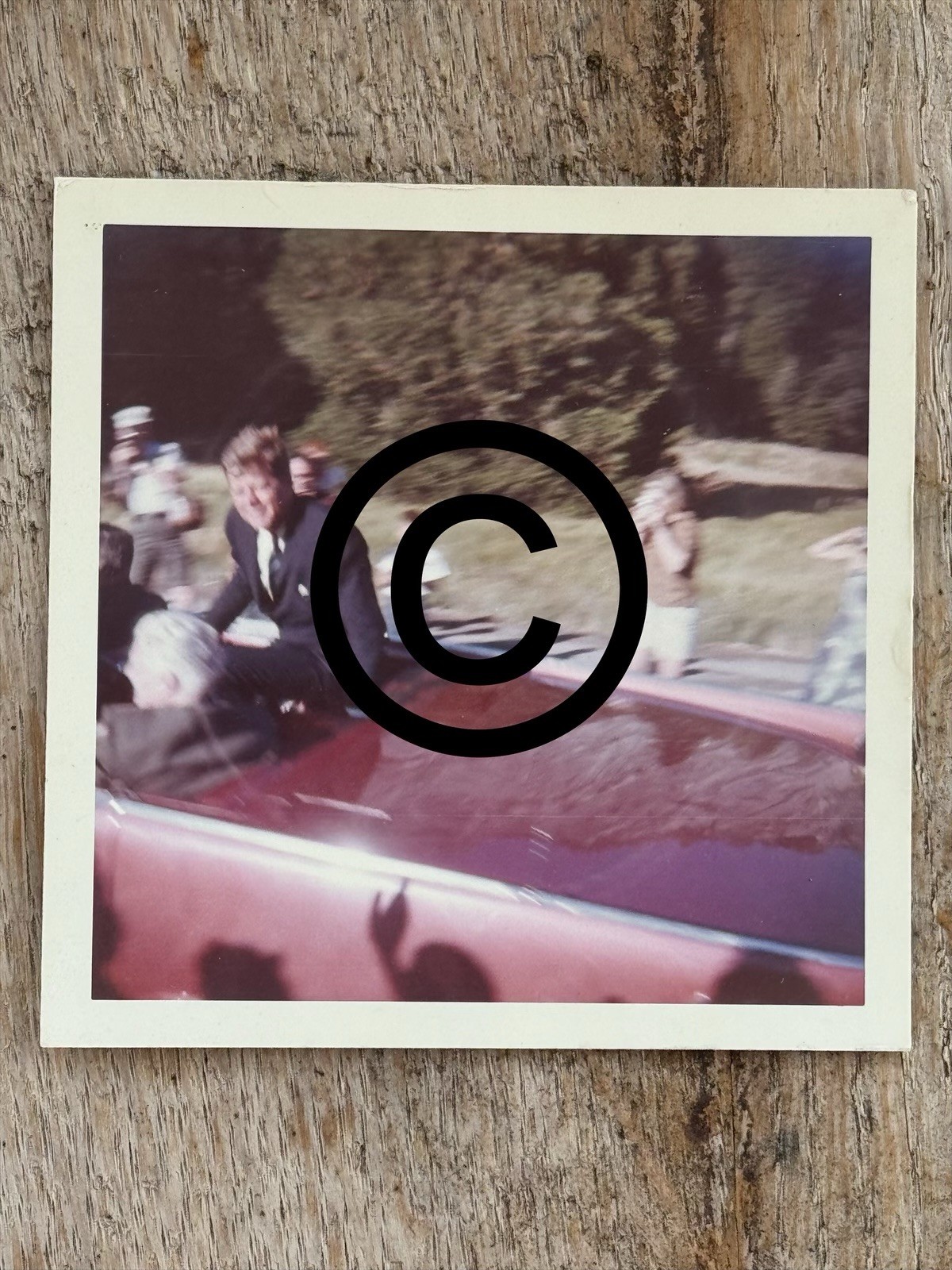 Vintage Photo President Kennedy in Yosemite w/ Half Dome Reflection & Negative
