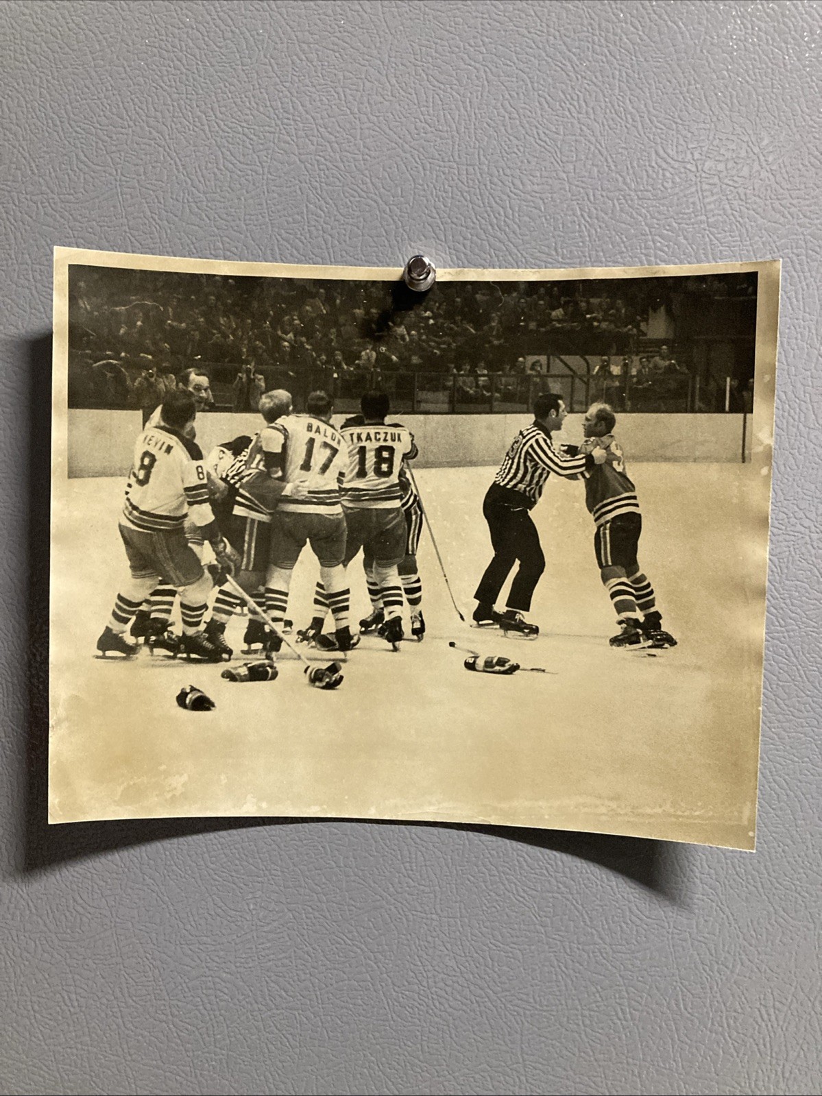 1971 Bobby Hull “Blackhawks” Original Type Photo RARE 1971 Bobby Hull “Blackhawks” Original Type Photo RARE