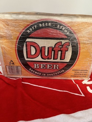 The Simpsons Duff Beer x 24 in Case