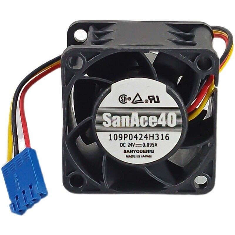 For SANYO DENKI 109P0424H316 0.095A 3Pin Blue SIEMENS Fanuc Servo Cooling Fan For SANYO DENKI 109P0424H316 0.095A 3Pin Blue SIEMENS Fanuc Servo Cooling Fan