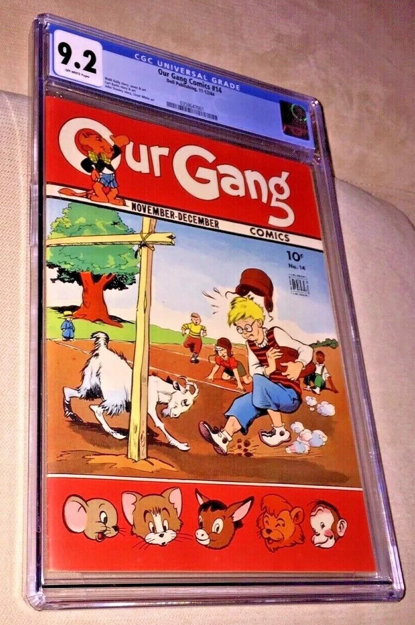 Our Gang Comics #14, CGC 9.2, Off-White Pages