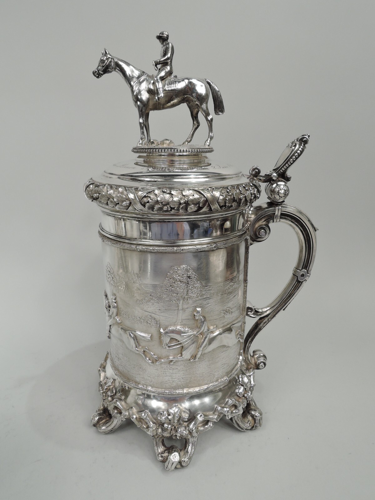 Antique Tankard German Imperial Kaiser Wilehlm I Association Austrian Silver Antique Tankard German Imperial Kaiser Wilehlm I Association Austrian Silver