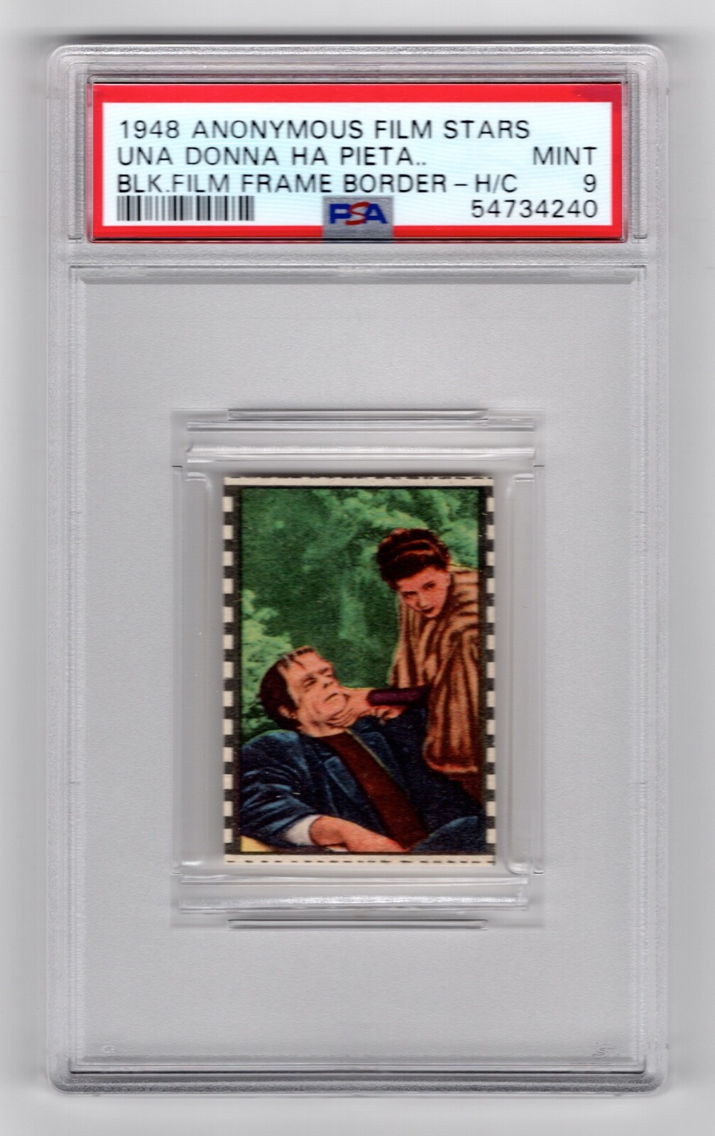PSA 9 ABBOTT & COSTELLO MEET FRANKENSTEIN 1948 Anonymous Card Woman HIGHEST 1/1