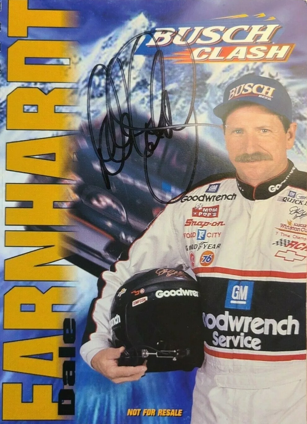 1997 Daytona Clash 13 Autographs *Driver Owned Book* Dale Earnhardt Jeff Gordon 1997 Daytona Clash 13 Autographs *Driver Owned Book* Dale Earnhardt Jeff Gordon