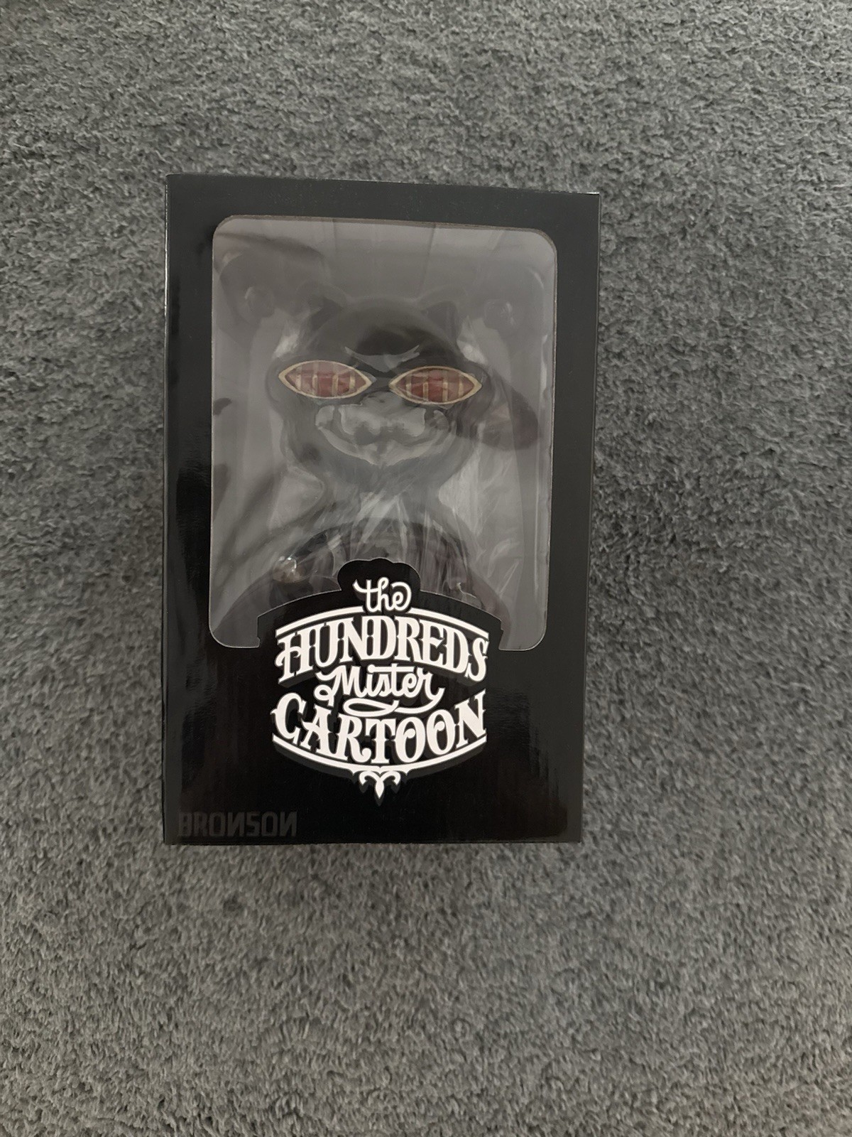 Mister Cartoon X The Hundreds Bronson Cat Figure Dark Version Mister Cartoon X The Hundreds Bronson Cat Figure Dark Version