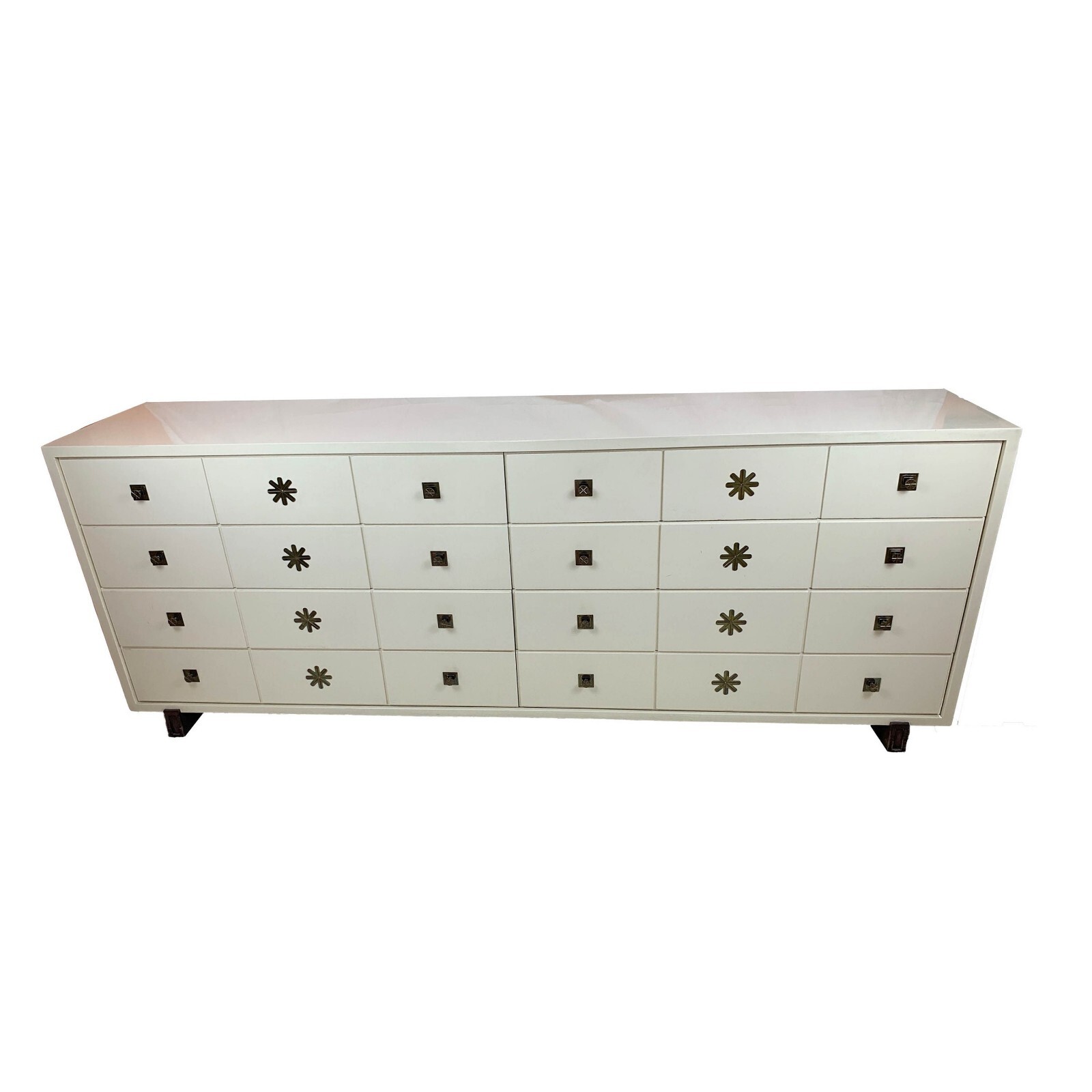 Mid-Century Modern - MCM - Tommi Parzinger Originals - White Dressers - Set of 2 Mid-Century Modern - MCM - Tommi Parzinger Originals - White Dressers - Set of 2