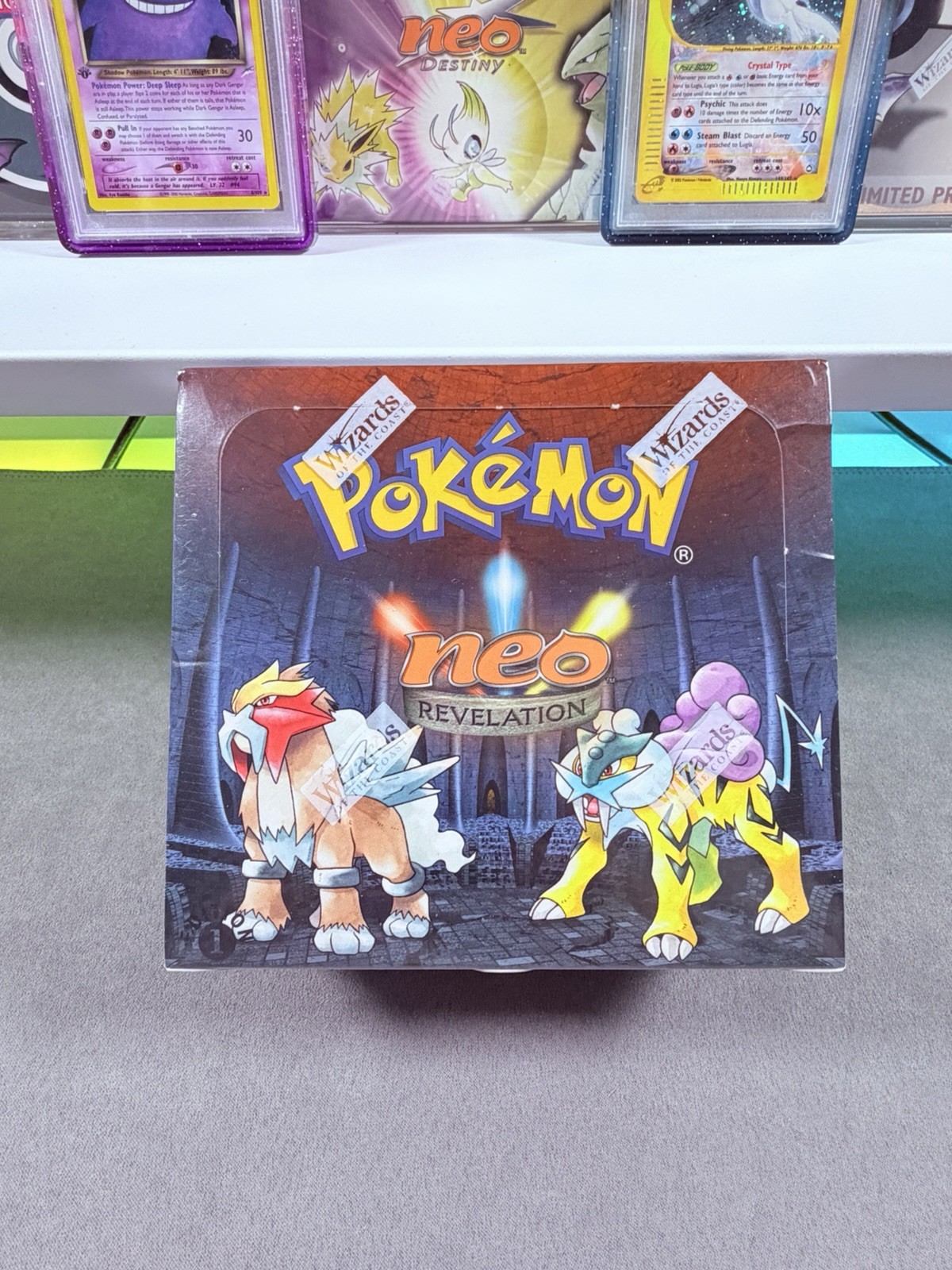2001 Pokemon Neo Revelation 1st Ed Booster Box ORIGINAL | FACTORY SEALED | 💎 2001 Pokemon Neo Revelation 1st Ed Booster Box ORIGINAL | FACTORY SEALED | 💎