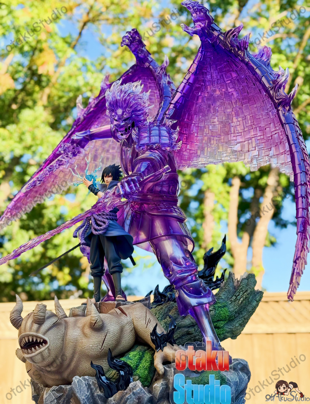 PickStar Studio – Uchiha Sasuke “Rinnegan:Perfect Susanoo” – Naruto Resin Statue