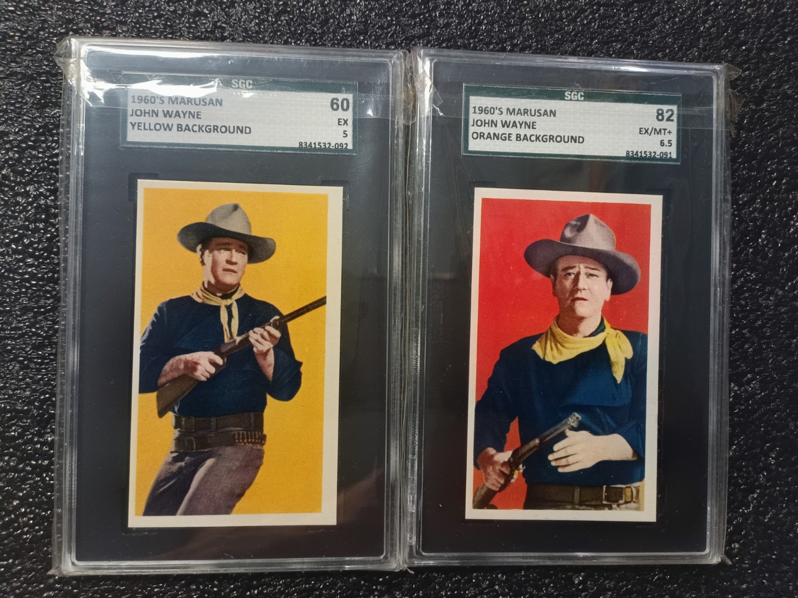 ⭐ 1960 Marusan Menko John Wayne Western Film Card Set SGC Cheyenne Back ⭐ 1960 Marusan Menko John Wayne Western Film Card Set SGC Cheyenne Back